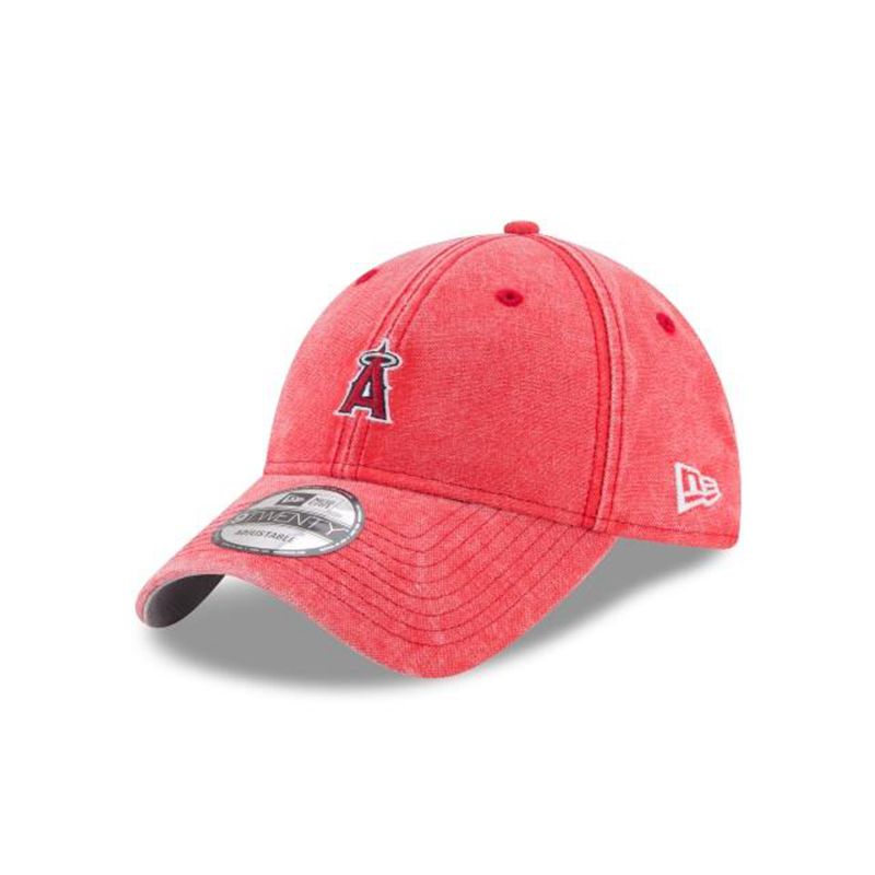 MLB Los Angeles Angels Rugged Mini 9Twenty Adjustable (EAF1680) - Red New Era Caps